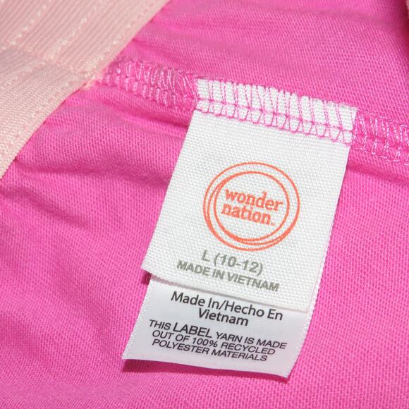 Wonder Nation Pink Elastic Waist Active Girls Shorts - Picture 5 of 7